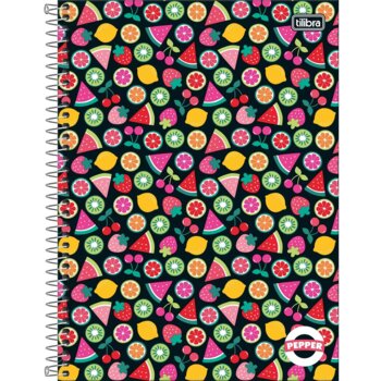 Tilibra - Caderno 1 Matéria Pepper Feminino 80Fls.