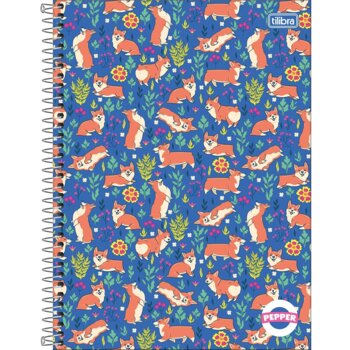 Tilibra - Caderno 1 Matéria Pepper Feminino 80Fls.