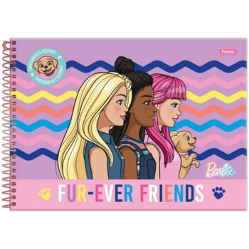 Foroni - Caderno Cartografia e Desenho Barbie 80Fls.