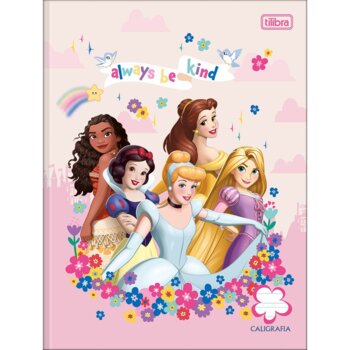 Tilibra - Caderno de Caligrafia Brochura Princesas 40Fls.