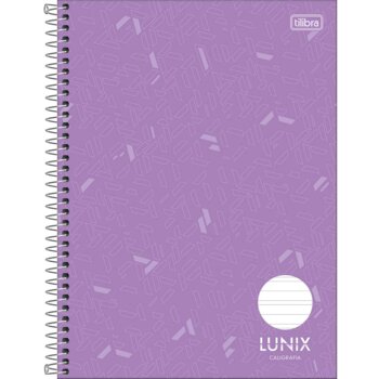 Tilibra - Caderno de Caligrafia Espiral Lunix 80Fls. Grande