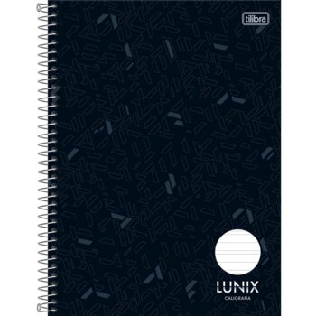 Tilibra - Caderno de Caligrafia Espiral Lunix 80Fls. Grande