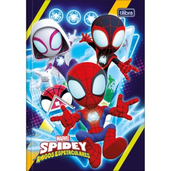 Tilibra - Caderno Brochura Spidey 80Fls. Pequeno