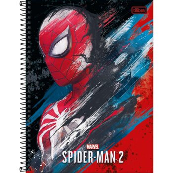 Tilibra - Caderno Espiral Connect 1 Matéria Spider-Man Game 80Fls.