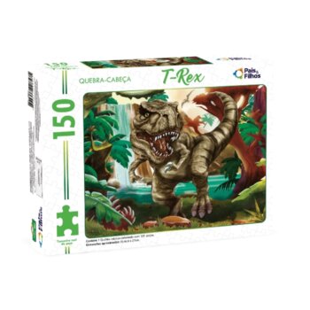 Pais e Filhos - Quebra-Cabeças T Rex 150 peças
