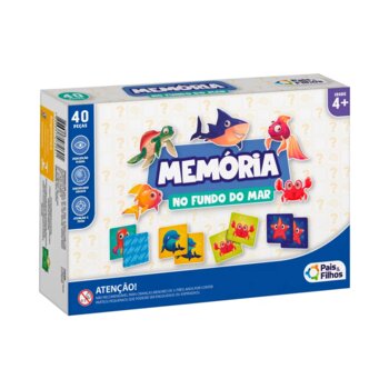Pais e Filhos - Jogo da Memória No Fundo do Mar