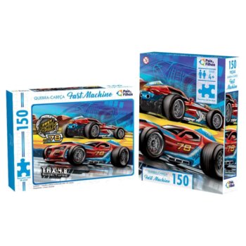 Pais e Filhos - Quebra-Cabeças Fast Machine 150 Peças