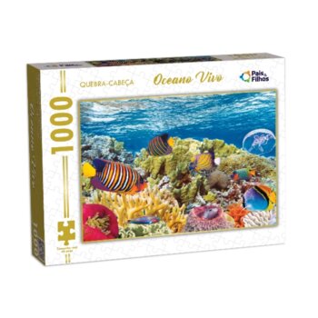 Pais e Filhos - Quebra-Cabeça Oceano Vivo