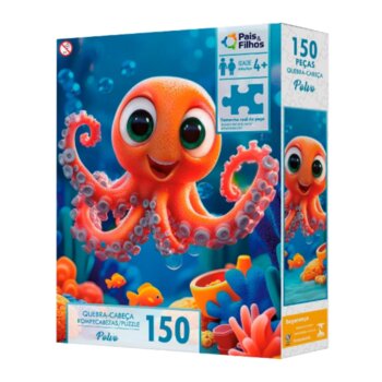 Pais e Filhos - Quebra-Cabeça Polvo 150 pçs