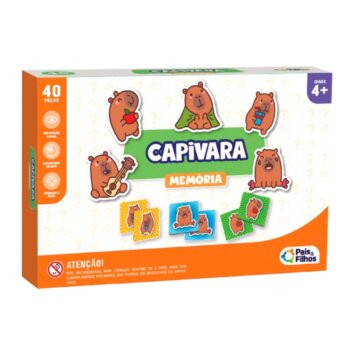 Pais e Filhos - Jogo da Memória Capivara