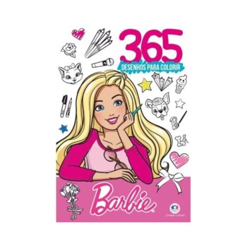 Livro 365 Desenhos p/ Colorir - Barbie
