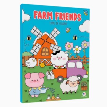 Livro Para Colorir - Farm Friends