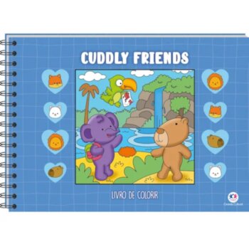 Livrão para Colorir - Cuddly Friends