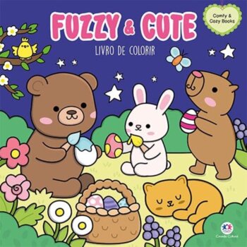 Livro Para Colorir - Fuzzy and Cute